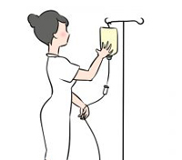 点滴でビタミンを補う